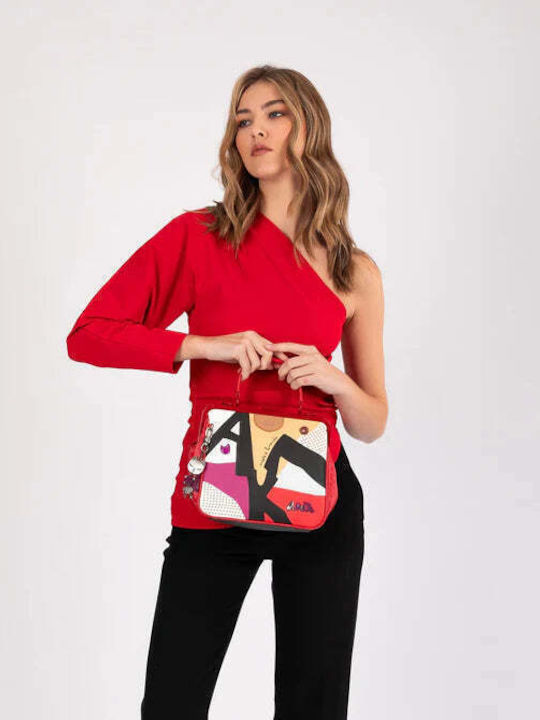 Damen Tasche Schulter Rot