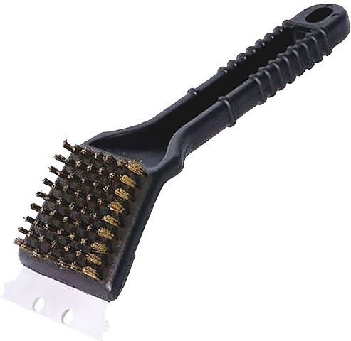 Fackelmann Perie Cu Scraper Pentru Curățarea Grătarului 22cm