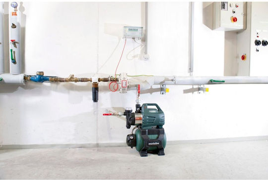 Metabo 600974000 Einstufig Einphasig Wasserdruckpumpe mit Behälter 24 Liter 1300W