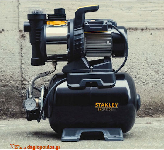 Stanley SXGP1300XFBE Einstufig Einphasig Wasserdruckpumpe mit Behälter 20 Liter 1300W