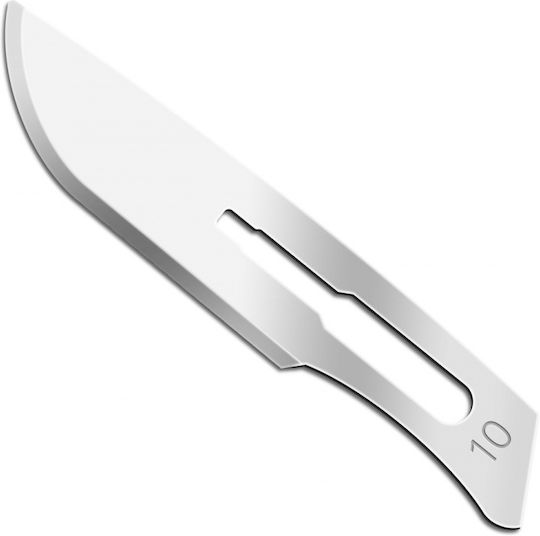 Bournas Medicals Medical Scalpel with Handle No10 122.011.10 10 Pieces