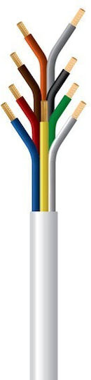 Eurolamp Alarm Cable with Diameter 8x0.22mm² 100m
