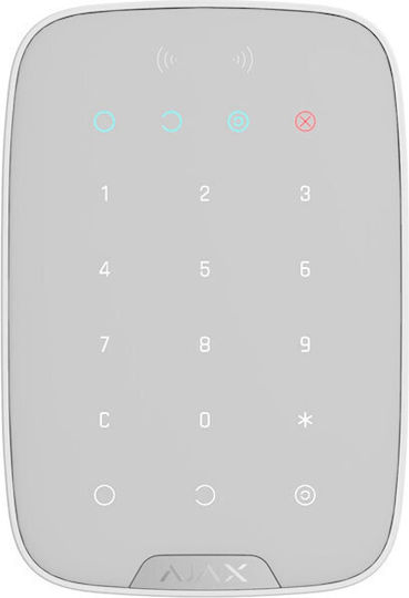 Ajax Systems Keypad Plus Wireless Security Access-Control Keypad Touch White 38253.83.WH1