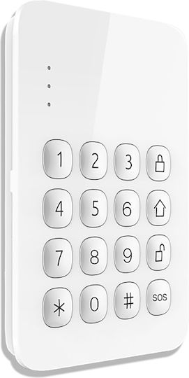 Maxkin Wireless Security Access-Control Keypad White KP-A1 PLUS 3074