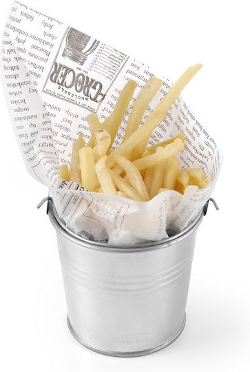 Hendi Bucket Serving Basket Metallic with Diameter 12cm and Height 11.5cm 1pcs