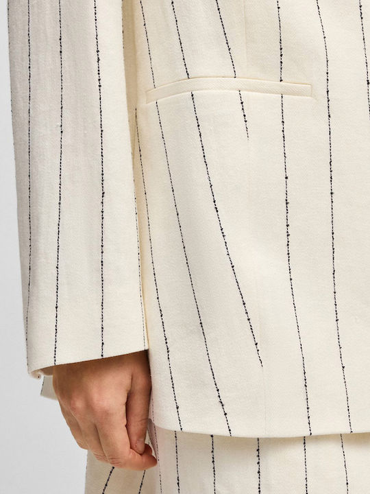 Boss Jankadb1 Women's Blazer Ecru