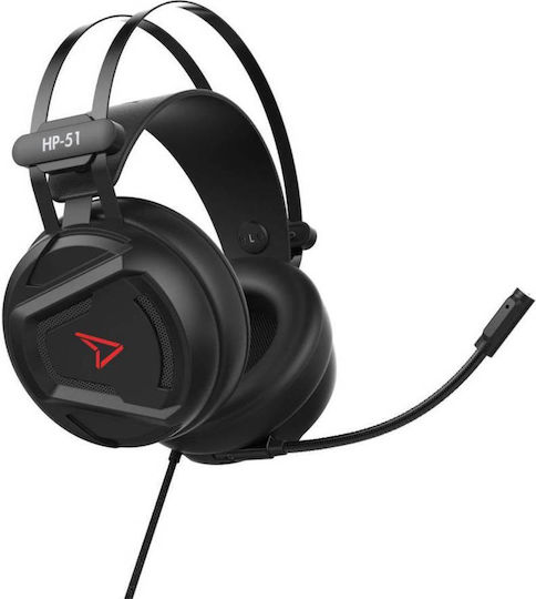 Steelplay HP-51 Over Ear Gaming Headset με σύνδεση 3.5mm / USB