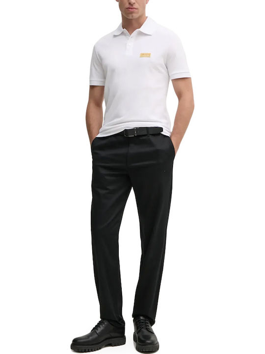 Polo Short Sleeve White Men s Blouse