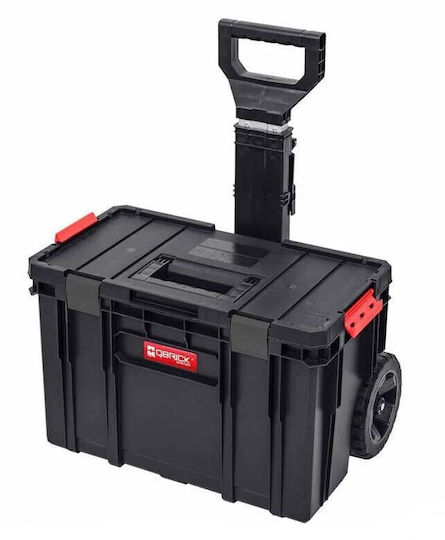 Qbrick Pro Cart 2.0 Cutie de scule din aluminiu cu roți pentru transport și depozitare de unelte L60cm x l39cm x h69cm 29554256
