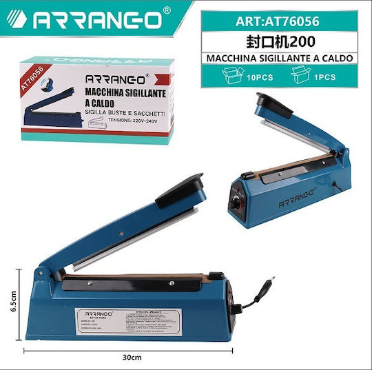 Commercial Bag Sealer 210W for Maximum Length 200mm