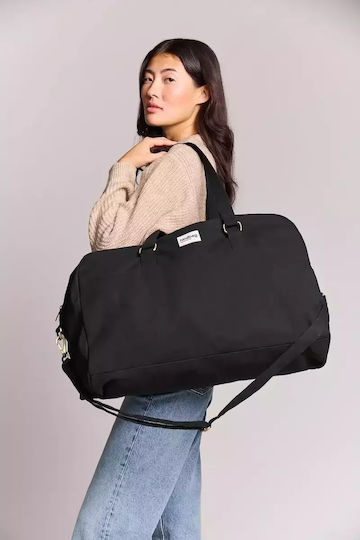 Hindbag Reisetasche 42Es Schwarz Stoff B33cm