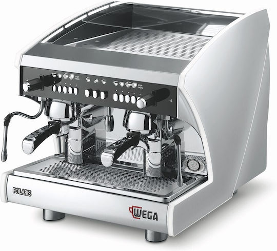 Wega Polaris EVD Chrome Επαγγελματική Μηχανή Espresso με 2 Group Π76xΒ57xΥ52cm