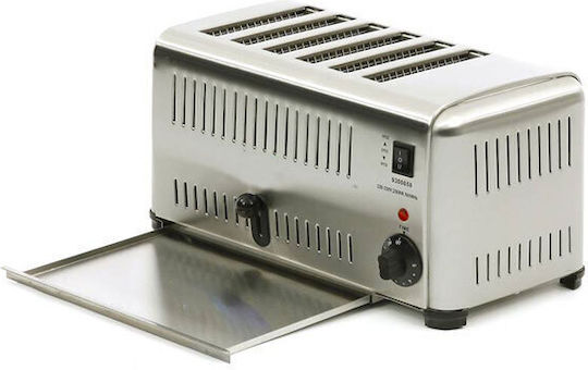 Lappas Gewerblich Toaster Pop-Up mit 6 Schlitzen 3.24kW LPX-T6