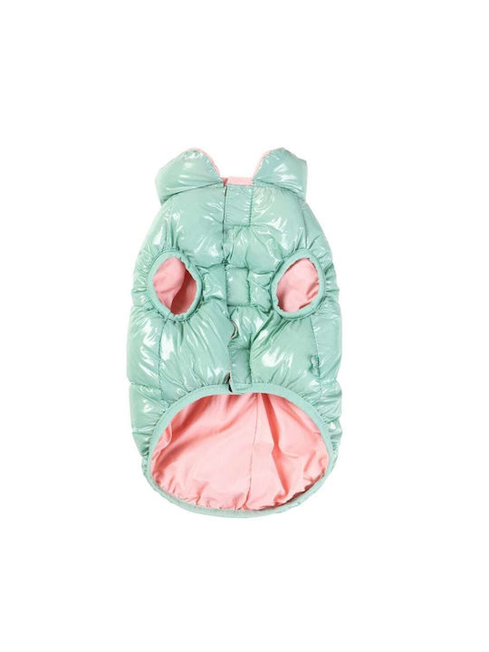 Fuzzyard Puffer Μπουφάν Σκύλου Πράσινο Large / XSmall με Μήκος Ράχης 60 εκ.