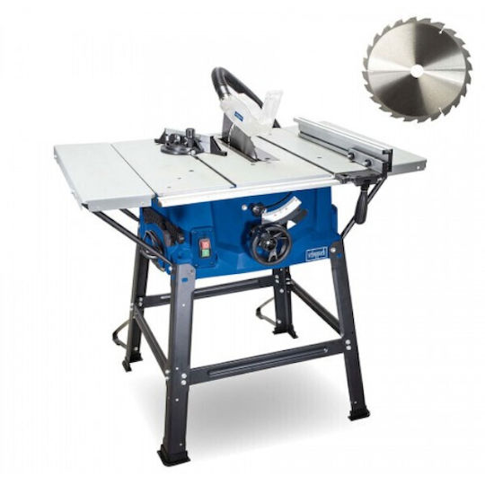Scheppach Hs100s Bench Saw 2000W, Cutting Disc Diameter 250mm & Cutting Speed 6500rpm 5901310905