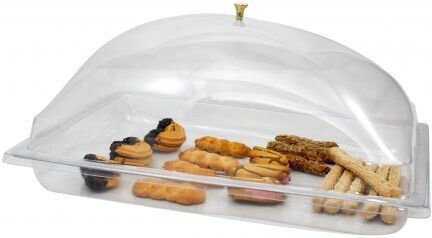 Dianomiki Commercial Serving Rectangular Plate Plastic Cover 50x35cm