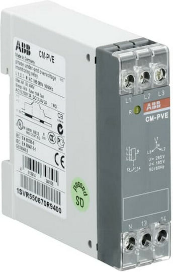 Abb Three-phase Voltage Monitor Υπέρτασης/Υπότασης 24630