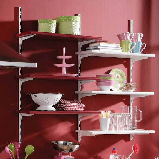 Element-System Rack Arm with 3 Hooks White 20cm