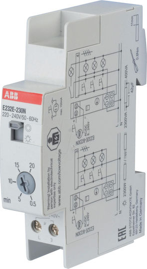 Abb Automatic Time-Lag Switch for Staircase with Preset Time up to 20min