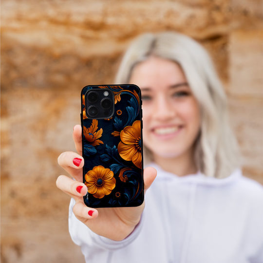 Sonique 3D Flower Series Case for OnePlus 10 Pro 5G Orange 01