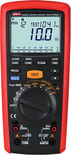 Uni-T UT505B Ψηφιακός Μετρητής Μόνωσης