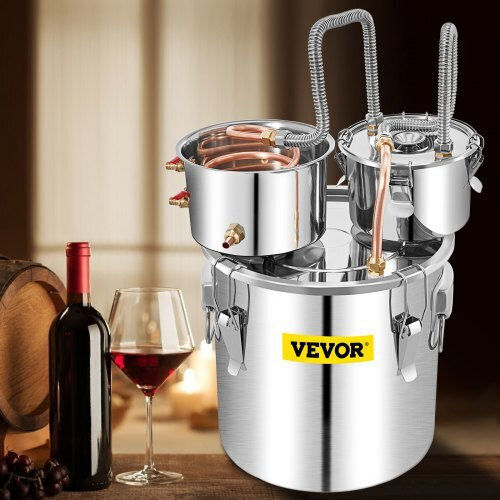 Alcohol Distillation Still Stainless Steel Copper 50 L Capacity