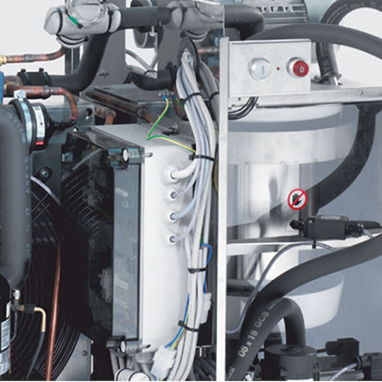 Aristarco SPS1000 Split Eiswürfelmaschine 580W mit einer Produktion von 1000kg/Tag 65x60x89cm.