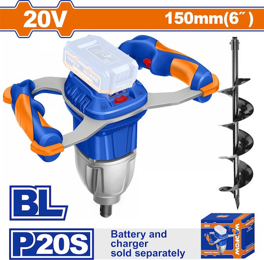 Wadfow Battery Earth Auger with Spike Solo WQE15801