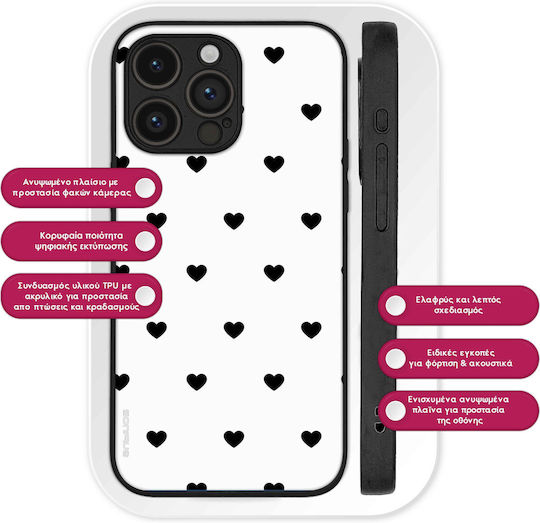 Θήκη Sonique Heart Series Oneplus Nord Ce 5g Λευκό