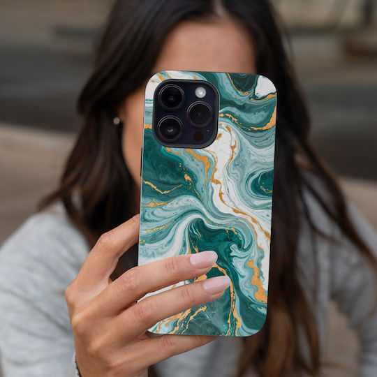 Sonique Marble Serie Hülle OnePlus Nord CE 5G Grün 01