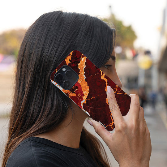 Carcasă Seria Sonique Marble Oneplus 12r 5g Roșu