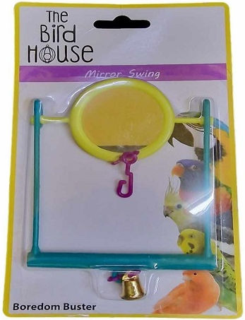 Happypet Mirror Swing Παιχνίδι Κούνια για Κλουβί Πτηνών