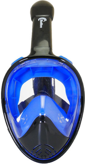 Bluewave Silicone Full Face Diving Mask Black