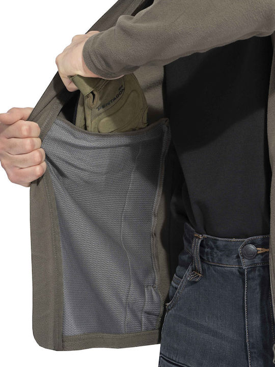 Pentagon Arkos Hunting Cardigan Fleece Black