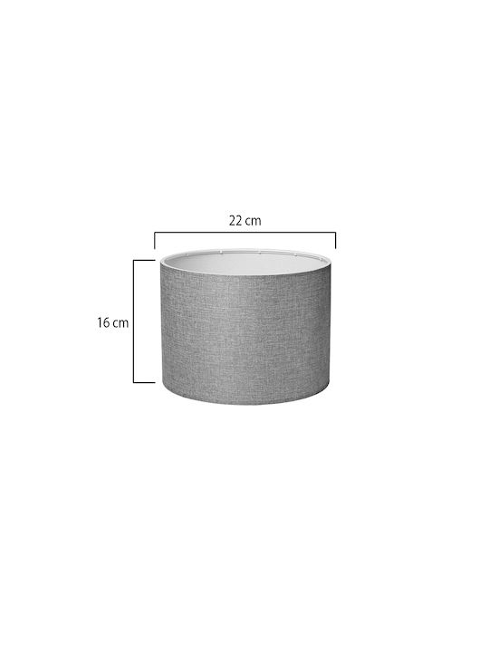 Hp-04 Grey Φ22 Lampshade Cylinder Heronia