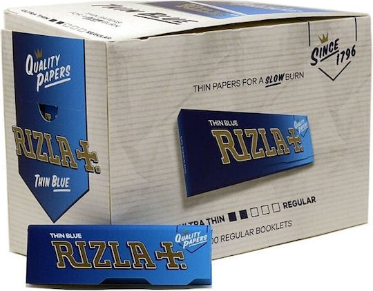 Rizla Thin Blue Zigarettenpapiere 50 Blätter 100Stück