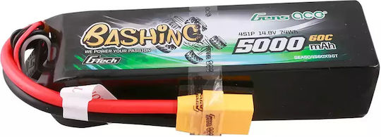Gens Ace Bashing Μπαταρία Li-Po 14.8V 5000mAh 50C 4S XT90 για Τηλεκατευθυνόμενο