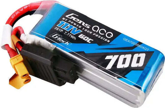 Gens Ace Μπαταρία Li-Po 11.1V 700mAh για Τηλεκατευθυνόμενο