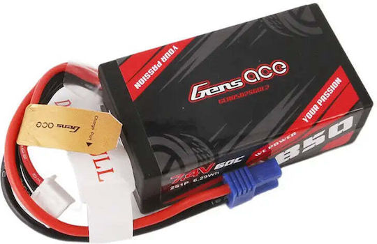 Gens Ace G-Tech Батерия Li-Po 7.4V 850mAh 60C 2S за RC Превозно Средство