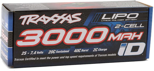 Traxxas Батерия Li-Po 7.4V 3000mAh 20C 2S iD за RC превозно средство