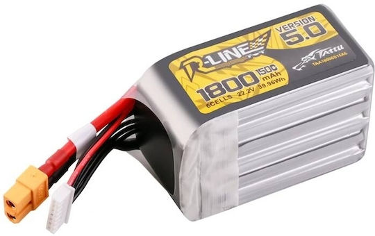 Tattu R-Line V5 Baterie Li-Po 22.2V 1800mAh 150C 6S XT60 pentru Vehicul RC