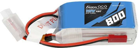 Gens Ace Ace Classic Батерия Li-Po 11.1V 800mAh 45C 3S за RC Превозно Средство 2 Бройки