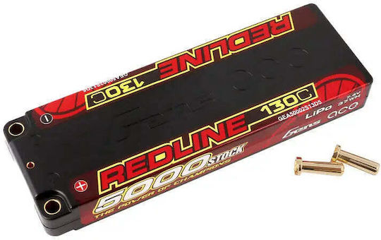 Gens Ace Redline Батерия Li-Po 7.4V 5000mAh 130C 2S за RC Превозно Средство 2 Бройки