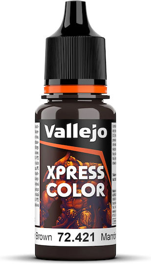 Acrylicos Vallejo Model Making Paints in Brown Colour 18ml