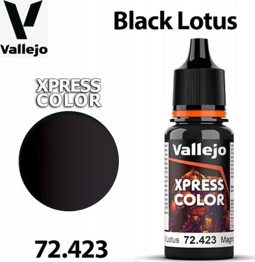 Acrylicos Vallejo Χρώμα Μοντελισμού σε Μαύρο χρώμα 18ml