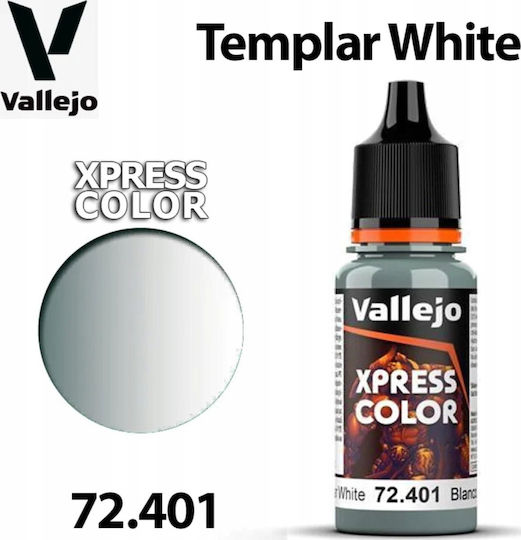 Acrylicos Vallejo Modellbau Farbe Templar White 18ml