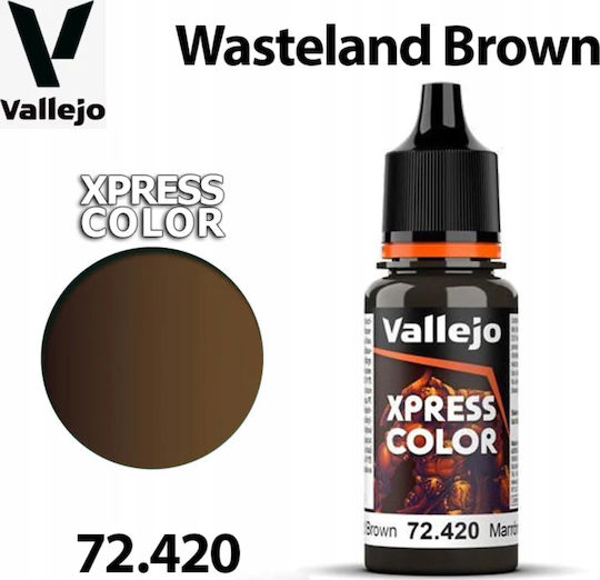 Acrylicos Vallejo Χρώμα Μοντελισμού σε Καφέ χρώμα 18ml