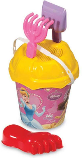 John Disney Princess Beach Bucket Set with Accessories made of Plastic 5pcs