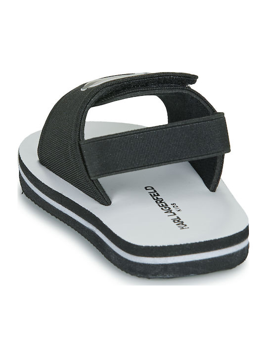 Kids' Flip Flops Slides Black So Cute