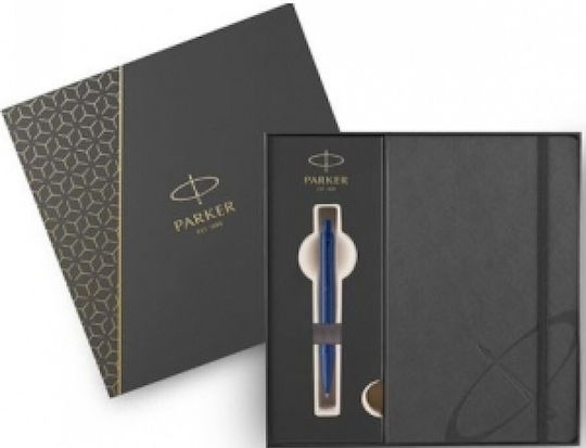 Parker Desk Set with Notebook and Pen IM Monochrome 2pcs